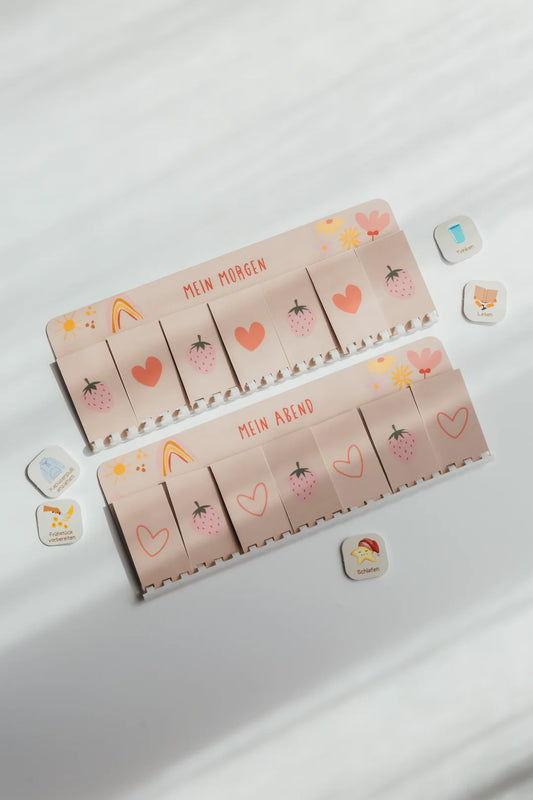 Routine-Planer für Kinder inkl. Symbole, Liebe