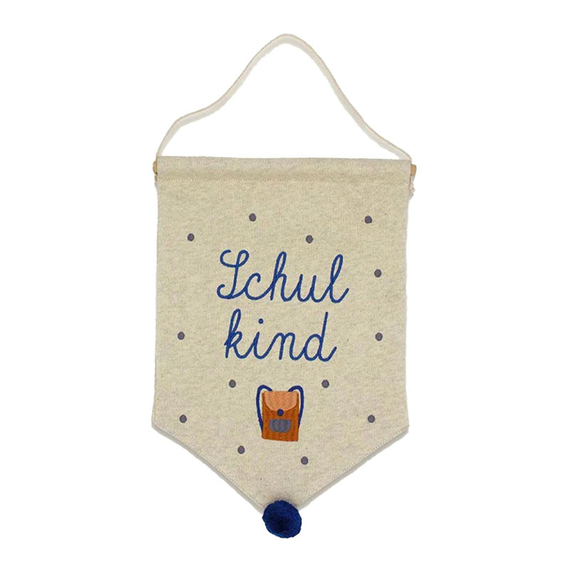 ''Schulkind'' Wall Flag, Rainbow