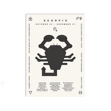 Load image into Gallery viewer, Star Sign Postcard, Various