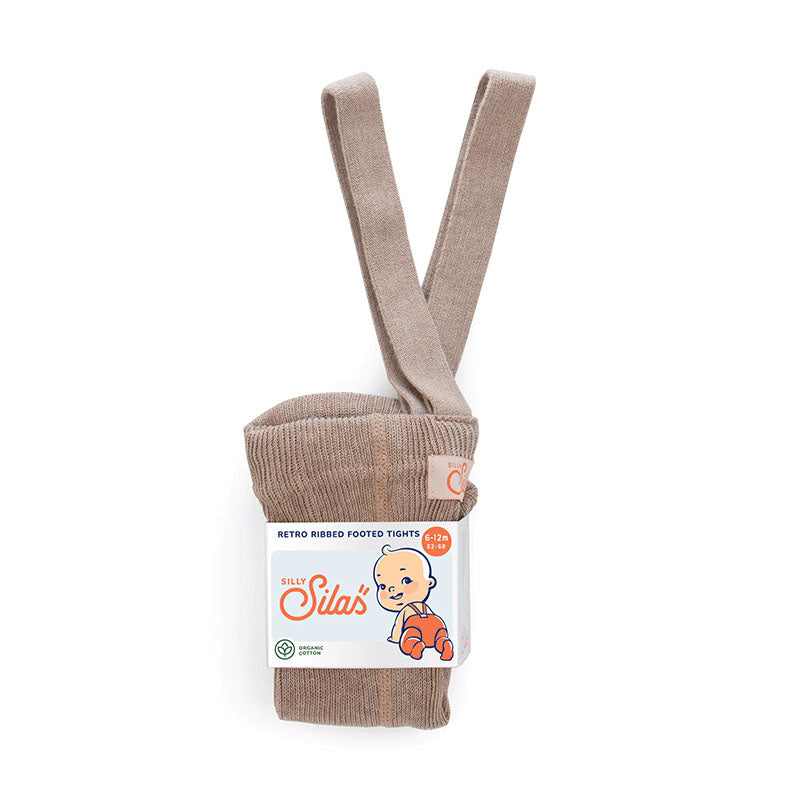 Silly Silas Footed Tights Peanut Blend, Various Sizes