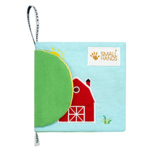 Load image into Gallery viewer, Small Hands Fabric Baby Book, Busy Farm