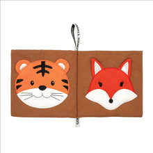 Load image into Gallery viewer, Small Hands Fabric Baby Book, Wild Animals