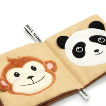 Load image into Gallery viewer, Small Hands Fabric Baby Book, Wild Animals