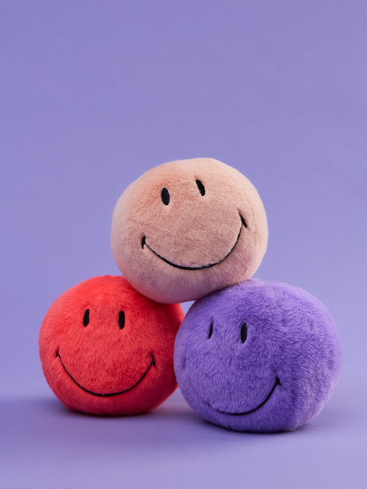 Smiley ECO Fuzzy, Pink 13 cm