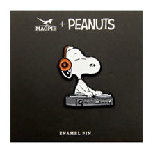 Load image into Gallery viewer, Snoopy Enamel Pin, DJ