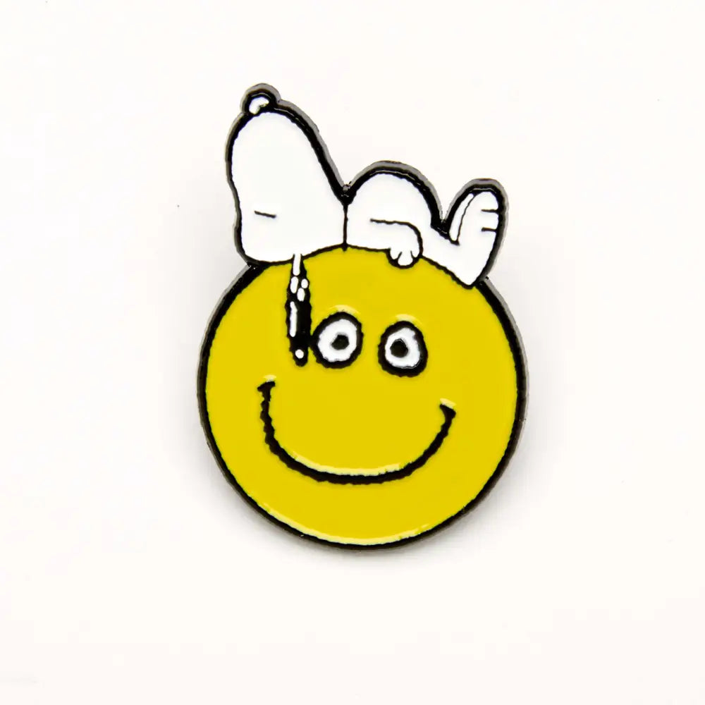 Snoopy Emaille-Anstecker, Schöner Tag