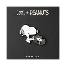 Load image into Gallery viewer, Snoopy Enamel Pin, Record
