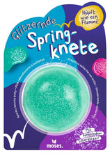 Load image into Gallery viewer, Glittering Bouncy Clay, Turquoise