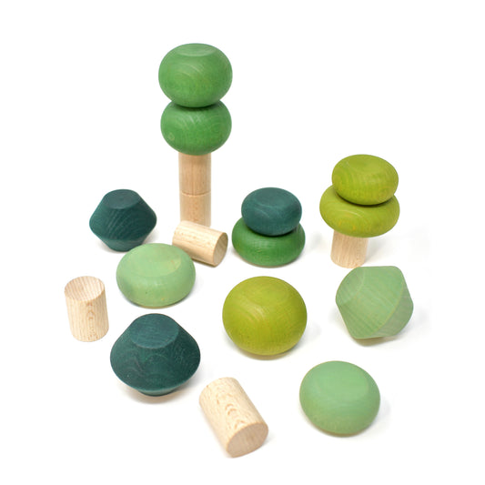Lubulona Wooden Stacking Tree's, Summer