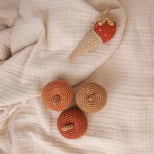 Load image into Gallery viewer, Strawberry Ice Cream Rattle
