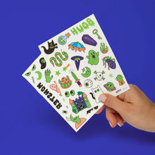Load image into Gallery viewer, OMY Temporary Tattoos ''Boo! Glow in the Dark''