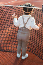 Load image into Gallery viewer, Silly Silas Footless Tights ''Oyster Grey Striped'', Various