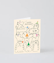 Load image into Gallery viewer, ''Happy Birthday'' Animal Stack Birthday Card