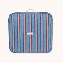 Load image into Gallery viewer, Backpack, Denim Stripe