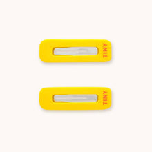 Load image into Gallery viewer, Tiny Hair Clips Set ''Yellow''