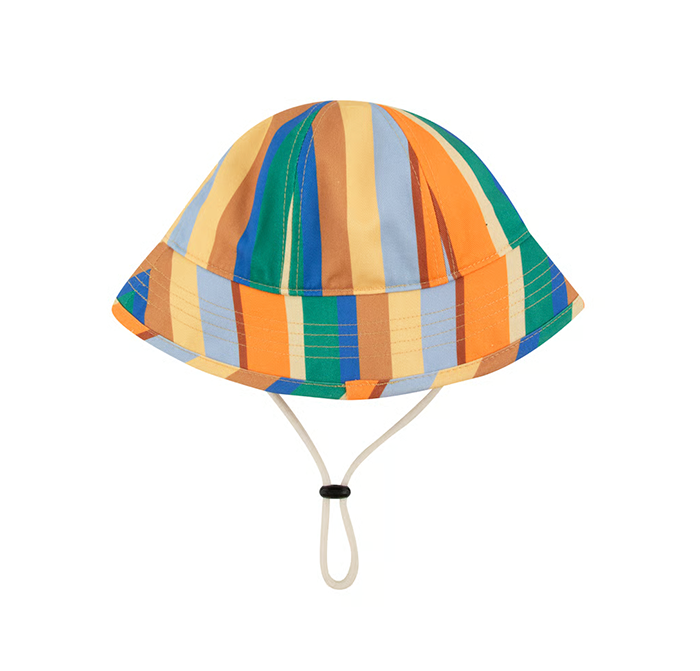 Multicolour Stripes Bucket Hat