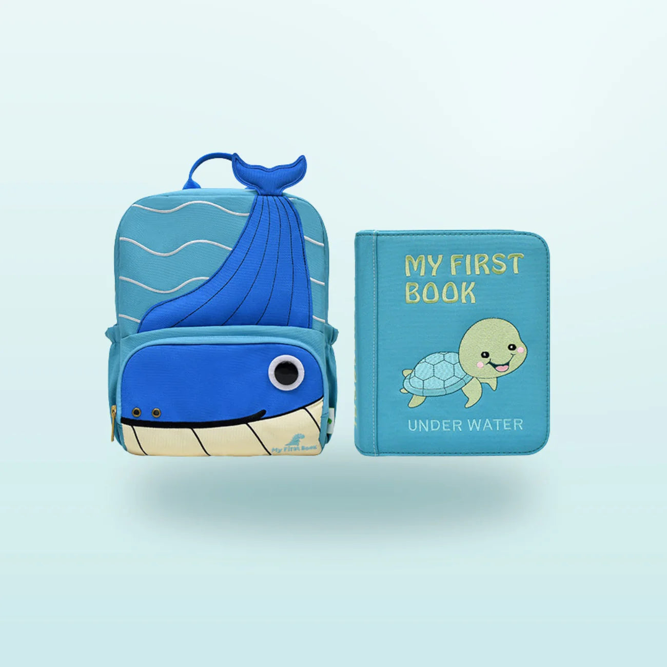 Montessori Book & Backpack Set, Under Water