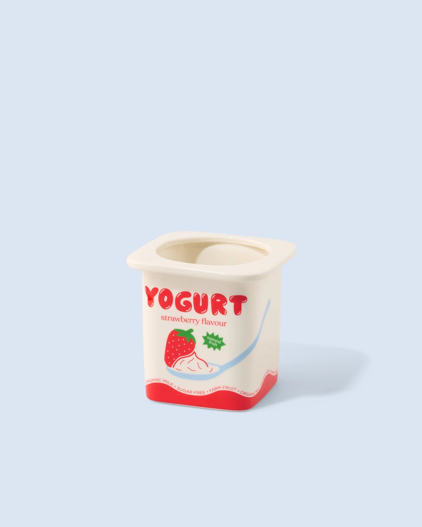 Erdbeer-Joghurt-Vase