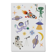 Load image into Gallery viewer, Nuukk Organic Temporary Tattoos, Space