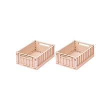 Load image into Gallery viewer, Weston Storage Box, 2 Pack, Small ''Rose''