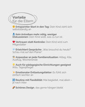 Load image into Gallery viewer, Dressing Planner for Children Incl. Symbols, German Language