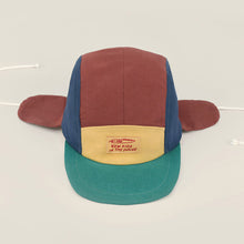 Load image into Gallery viewer, 5 Panel Cap with Ears ''Wolly Mystic Ivy''