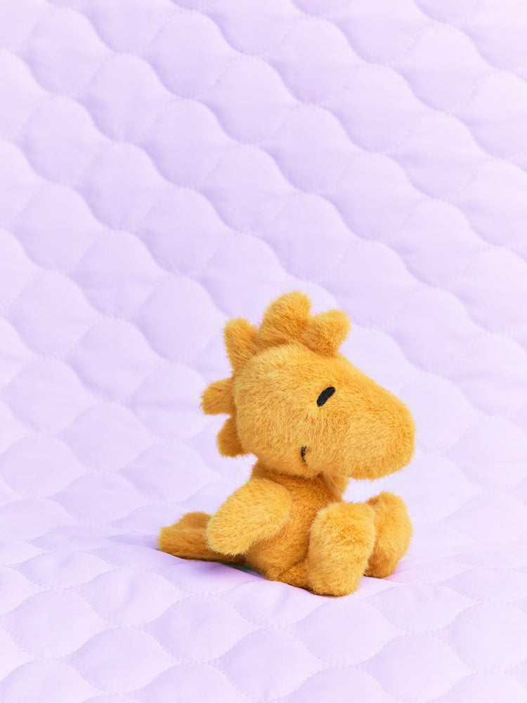 Woodstock ECO Fuzzy Yellow, Soft Toy 15cm