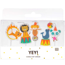 Load image into Gallery viewer, Candles ''Circus'', Set of 5
