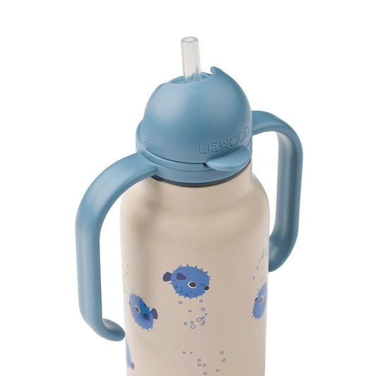 Kimmie Stahlwasserflasche, Kugelfisch 250ml