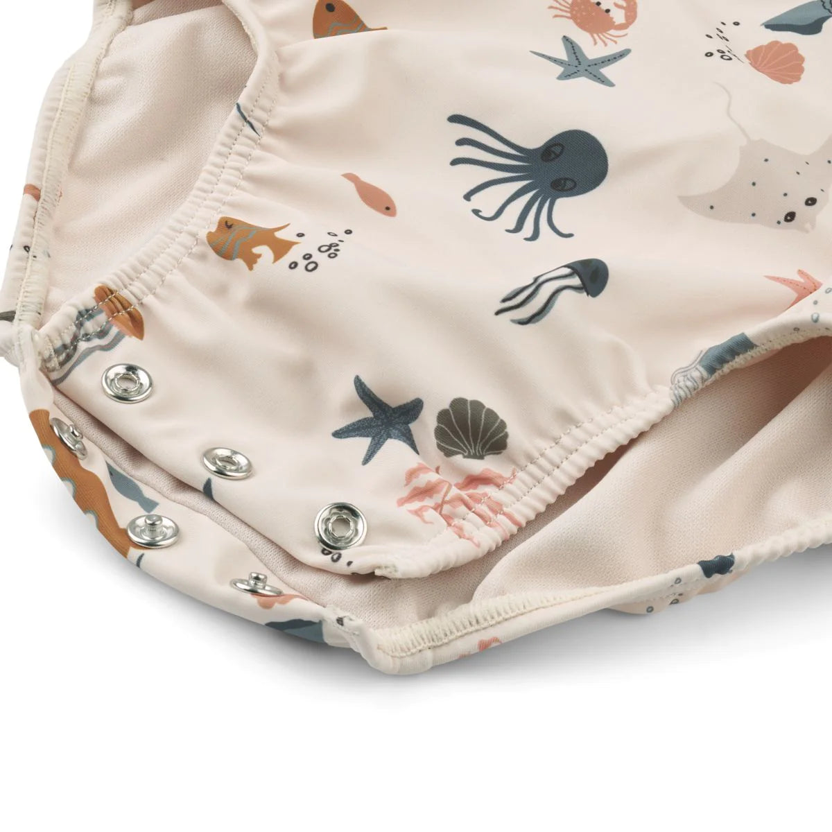 Maxime Baby Long Sleeve Swimsuit ''Sea Creature''