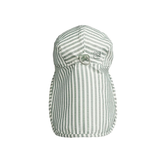 Lusio Seersucker Sun Hat ''Peppermint Stripe''