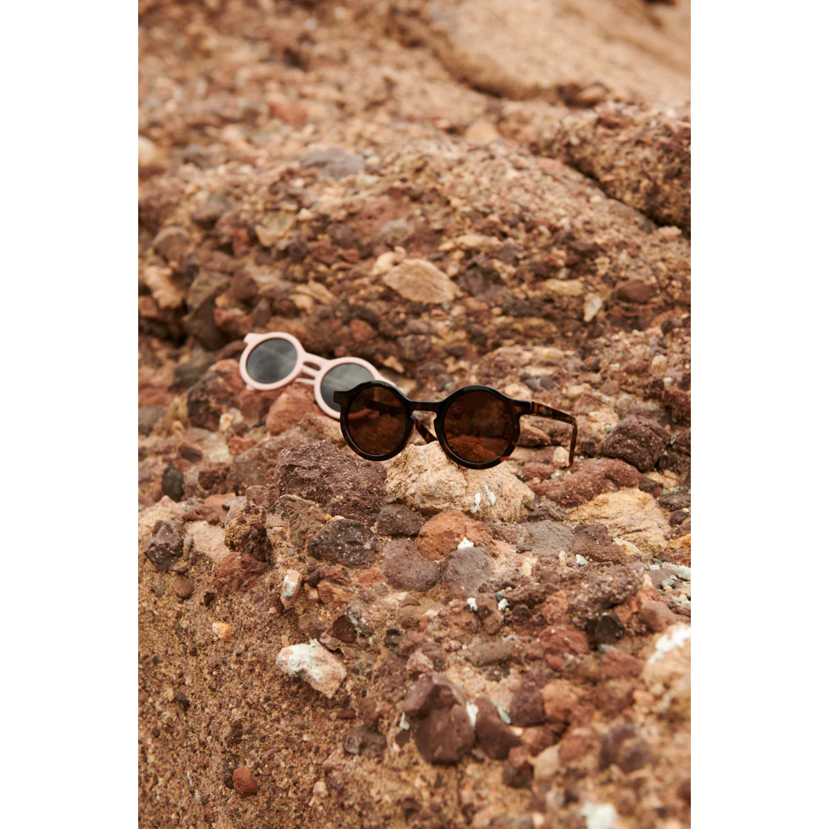 Baby- und Kindersonnenbrille, rund „Light Tortoise“