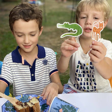 Lade das Bild in den Galerie-Viewer, Tortenaufsatz „Tropische Tiere“