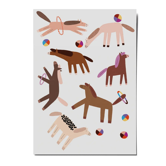 Nuukk Pferde Bio Temporäre Tätowierungen