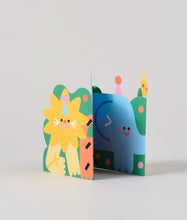 Load image into Gallery viewer, ''Jungle'' Fold Out Kids' Birthday Card