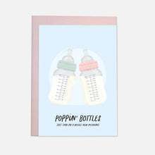 Load image into Gallery viewer, ''Poppin' Bottles'' Greetings Card