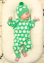Load image into Gallery viewer, Knit Playsuit ''Green Apple'', GOTS 80/86 - 12/18 Months