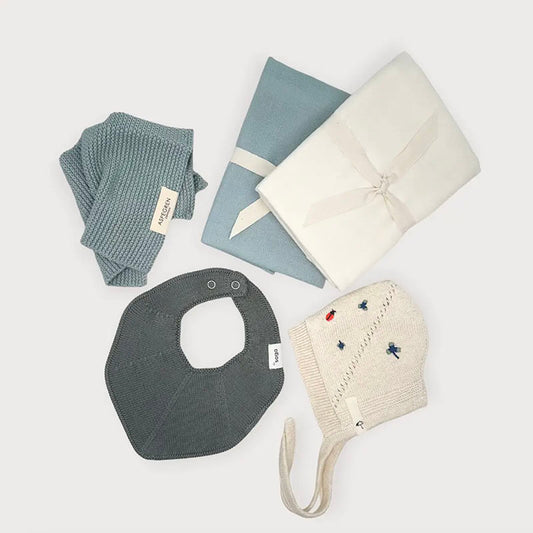 Baby Gift Box, Blue Tones