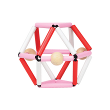 Lade das Bild in den Galerie-Viewer, Greifspielzeug, Pink / Rot / Weiß