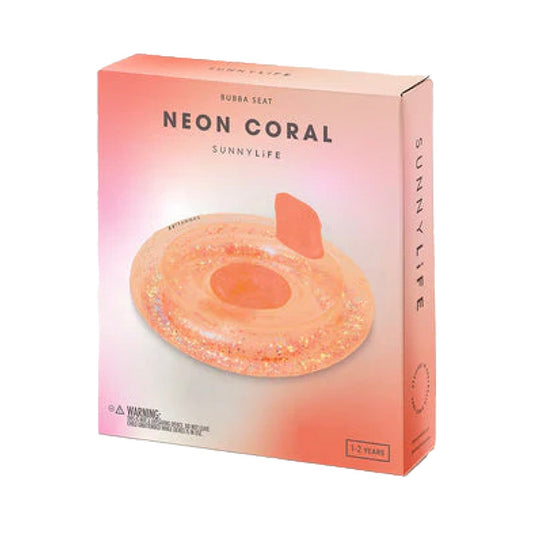 Baby-Schwimmring, Neon Koralle