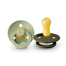 Load image into Gallery viewer, BIBS Pacifier Round, 6-18 Months ''Sage / Hunter Green''