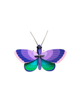 Lade das Bild in den Galerie-Viewer, Studio-Dach „Blauer Kupferschmetterling“ Dekoration