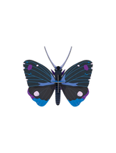 Lade das Bild in den Galerie-Viewer, Studio Roof „Blue Diadem Butterfly“ Dekoration