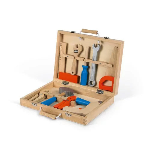 Spielzeug Holzwerkzeugset, 9 Teile