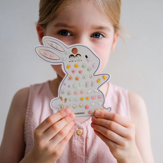 Aufkleb-Ohrringe, Hase