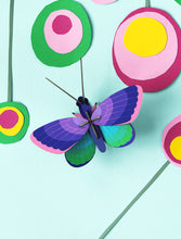 Lade das Bild in den Galerie-Viewer, Studio-Dach „Blauer Kupferschmetterling“ Dekoration