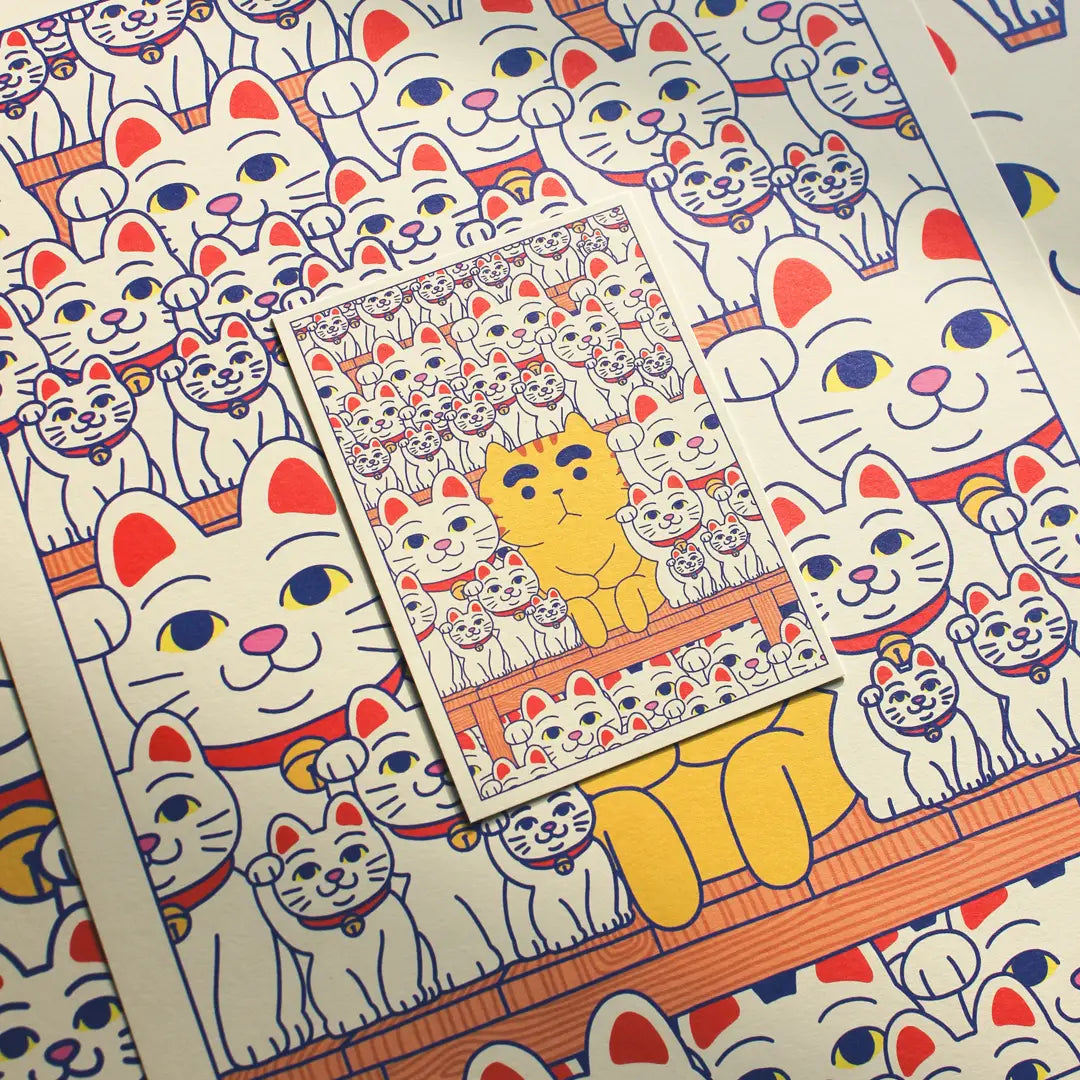 Postcard, Maneki-Neko
