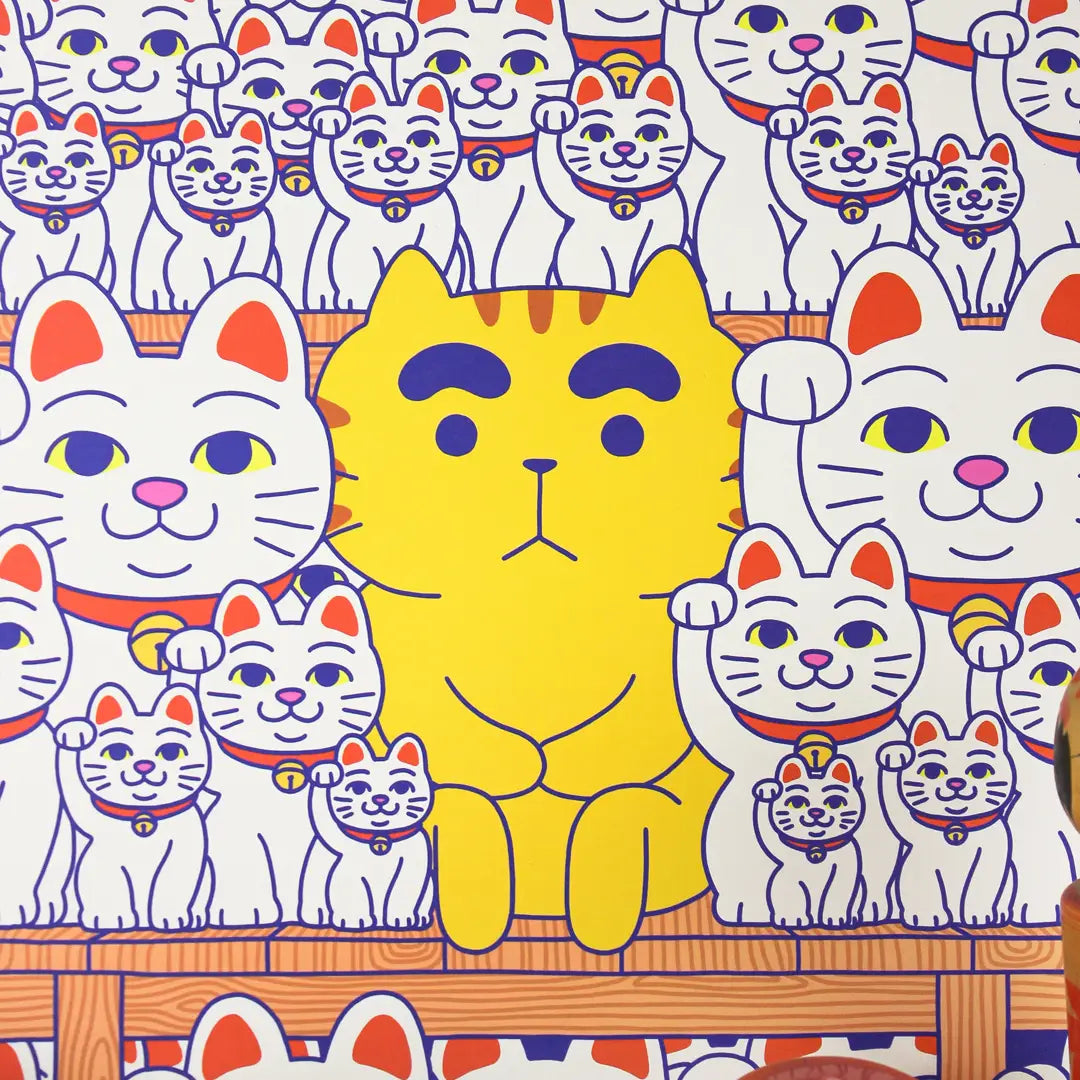 Poster 30 x 40, Maneki-Neko