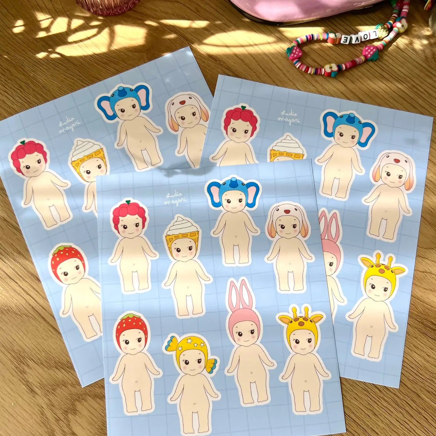 Sticker Sheet, Angels