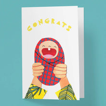Load image into Gallery viewer, Greeting Card ''Congrats'' Yellow